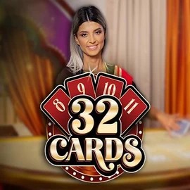 32 Cards online game logo by Ezugi on casapariurilorcasinos.com