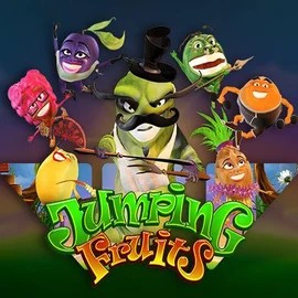 Jumping Fruits logo by Wazdan at Casa Pariurilor Casino