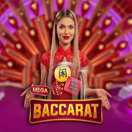 Live Casino logo of Mega Baccarat from Pragmatic Play at Casa Pariurilor Casino